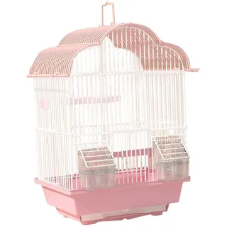 AWHAO Hängender Käfig Vogelkäfig Papagei Vogelkäfig Papagei Ständer Käfig für Unzertrennliche Sittiche, m