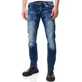 RUSTY NEAL YAMATO Straight Fit Dunkelblau 36