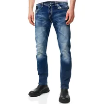 RUSTY NEAL YAMATO Straight Fit Dunkelblau 36