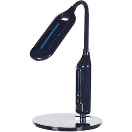 Beliani Schreibtischlampe LED Schwarz verstellbar 38 cm dimmbar Modern Cygnus