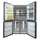 LG GMG960MBEE Multi Door (638 l, 1792 mm hoch, Edelstahl)