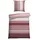 SCHIESSER Endy Stripes Gestreift Lila 135 x 200 cm + 80 x 80 cm