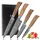 Wakoli Edib Pro Damastmesser Set 4-tlg. 8-17 cm Pakkaholzgriffe