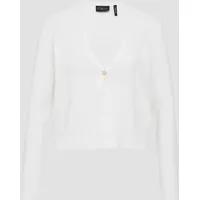 S.Oliver BLACK LABEL Feinstrickjacke aus Viskosemix mit Knopf, Damen,