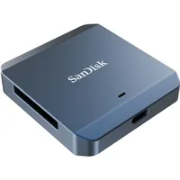 SanDisk Cfexpress Type B (USB-C), Speicherkartenlesegerät, Blau