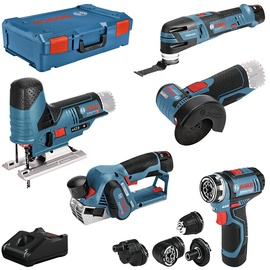 Bosch Professional Akku-Maschinenset inkl. L-Boxx + 3 Akkus 3.0Ah (0615A0017D)