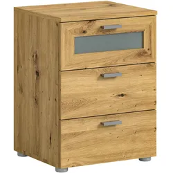 Ebuy24 Xeno Nachttisch 3 Schubladen Eiche Dekor.