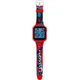 Kids Licensing Spiderman Interaktive Uhr 0 mm Gehäuse Rot Silikonarmband Rot