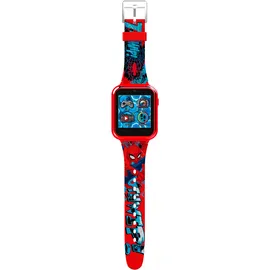 Kids Licensing Spiderman Interaktive Uhr 0 mm Gehäuse Rot Silikonarmband Rot