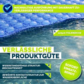 tillvex Solarplane Blau Ø 549 cm