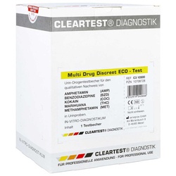 Cleartest Multi Drug Discreet Eco-test 5fach