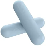 Polyfit Hantelstangen für Frauen - 2er Set (1,5 kg | 2,9 kg Paar) - Hantelset für Gehen, Yoga, Tanz, Barre, Pilates, Cardio, Aerobic - Himmelblau