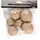 Creativ Company Weihnachtskugeln aus Holz, D 4+5+6 cm, 6er Set