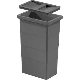 HAILO Einbaumülleimer 10 l Grau