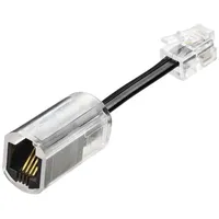Renkforce Kabel-Entzwirler Adapter [1x RJ10-Stecker 4p4c - 1x RJ10-Buchse