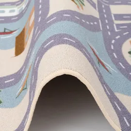 Snapstyle Snapstyle, Kinder Spiel Straßenteppich Beige 200x300cm
