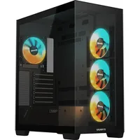 Gigabyte C500 Panoramic Stealth Midi Tower Gaming Gehäuse mit Glasseitenfenster