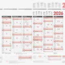 Brunnen Tafelkalender 2026 A3