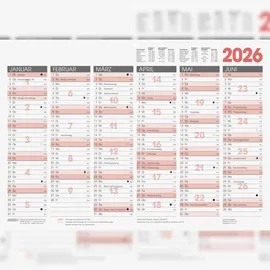 Brunnen Tafelkalender 2026 A3