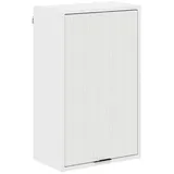 vidaXL Badezimmerschrank Weiß 39 x 23,5 x 65 cm Holzwerkstoff & Metall