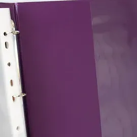 IDENA Zeugnismappe A4 Violett/Blau 10 Hüllen