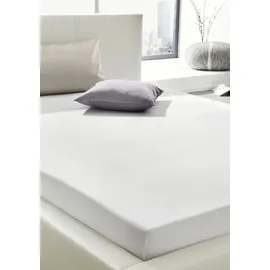 Primera Spannbettlaken Satin 180 x 200 cm weiß