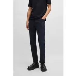 BOSS für Herren. 50524239 Marineblaue, tailliert geschnittene Jeans (33/32), Lässig, Baumwolle, Denim