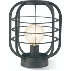 Tischlampe / Bodenlampe für LED Filament Stableuchte - schwarz - E27 - 30cm