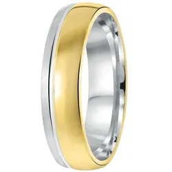 Lucardi Ringe 'Mallorca' 925 Silber - silbern-goldfarbig 64mm Herren 