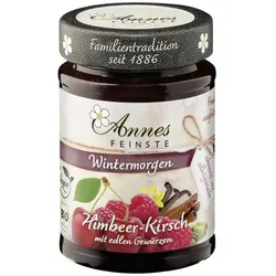 Annes Feinste Wintermorgen Fruchtaufstrich Himbeer-Sauerkirsch bio