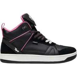 XPD Moto-1 H2Out wasserdichte Damen Motorrad Schuhe, schwarz-pink, Größe 40