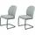 Hela Freischwinger KAREN Polyester grün 2er Set