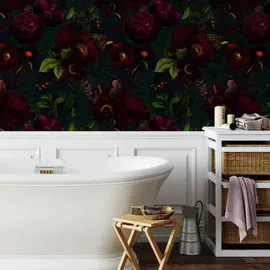 wall-art Vintage Vliestapete 0,48 m x 5,28 m mehrfarbig 0 g