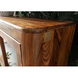 MASSIVMOEBEL24.DE Vitrine Toronto 109 x 40 x 145 cm Dunkelbraun