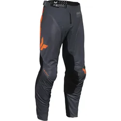 Thor Air Raid Motocross Hose, schwarz-grau-orange, Größe 36 für Männer