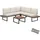 Tectake Eliar Loungeset schwarz