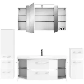 Pelipal Cassca Sprint 5-tlg. weiß hochglanz/weiß glanz