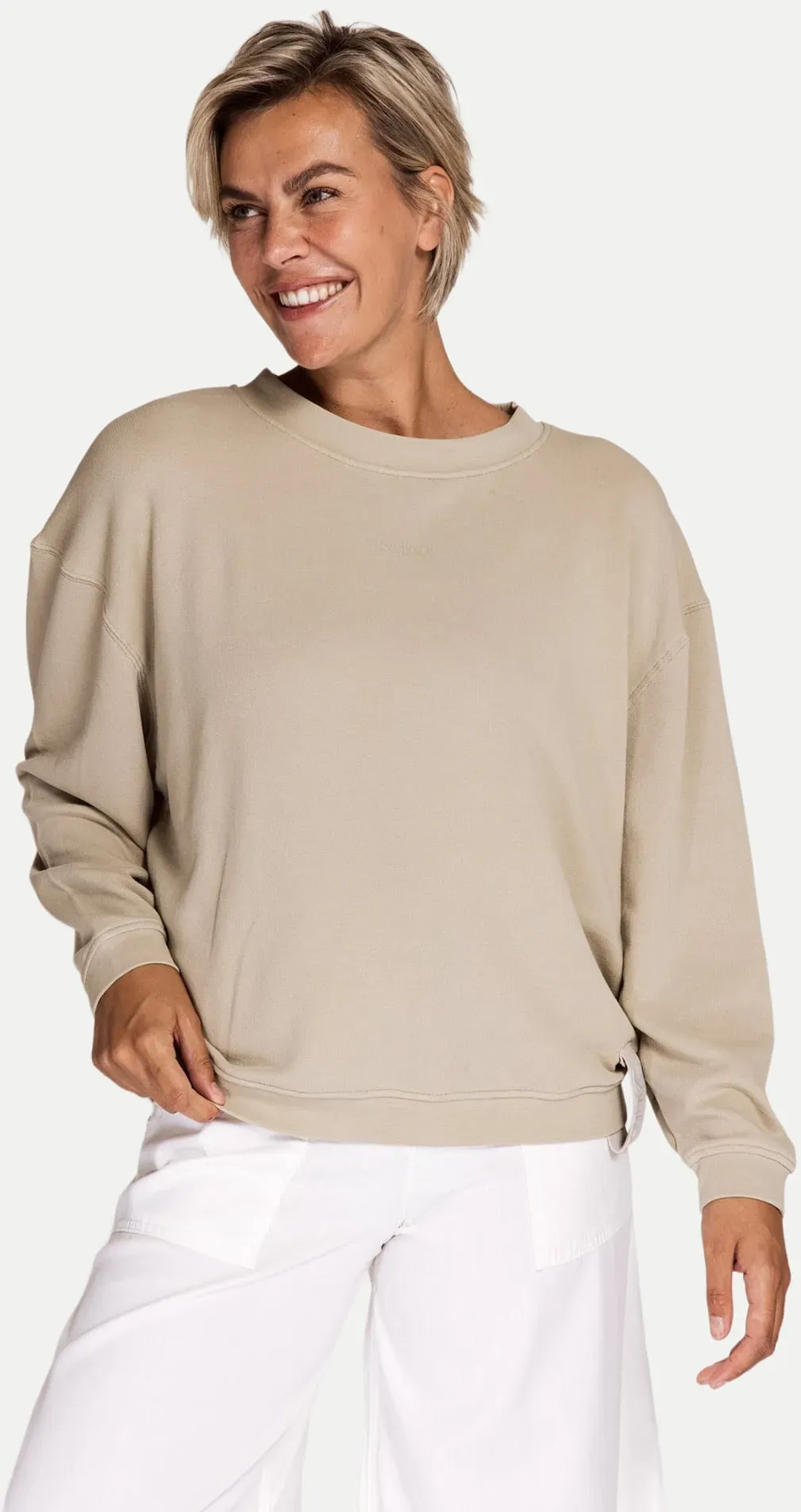 Sweatshirt ZHSERAPHINA Beige XL