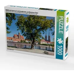 BRESLAU Dominsel mit Kreuzkirche und Breslauer Dom (Puzzle)