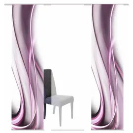HOME WOHNIDEEN Schiebevorhang ¦ lila/violett ¦ Maße (cm): B: 60