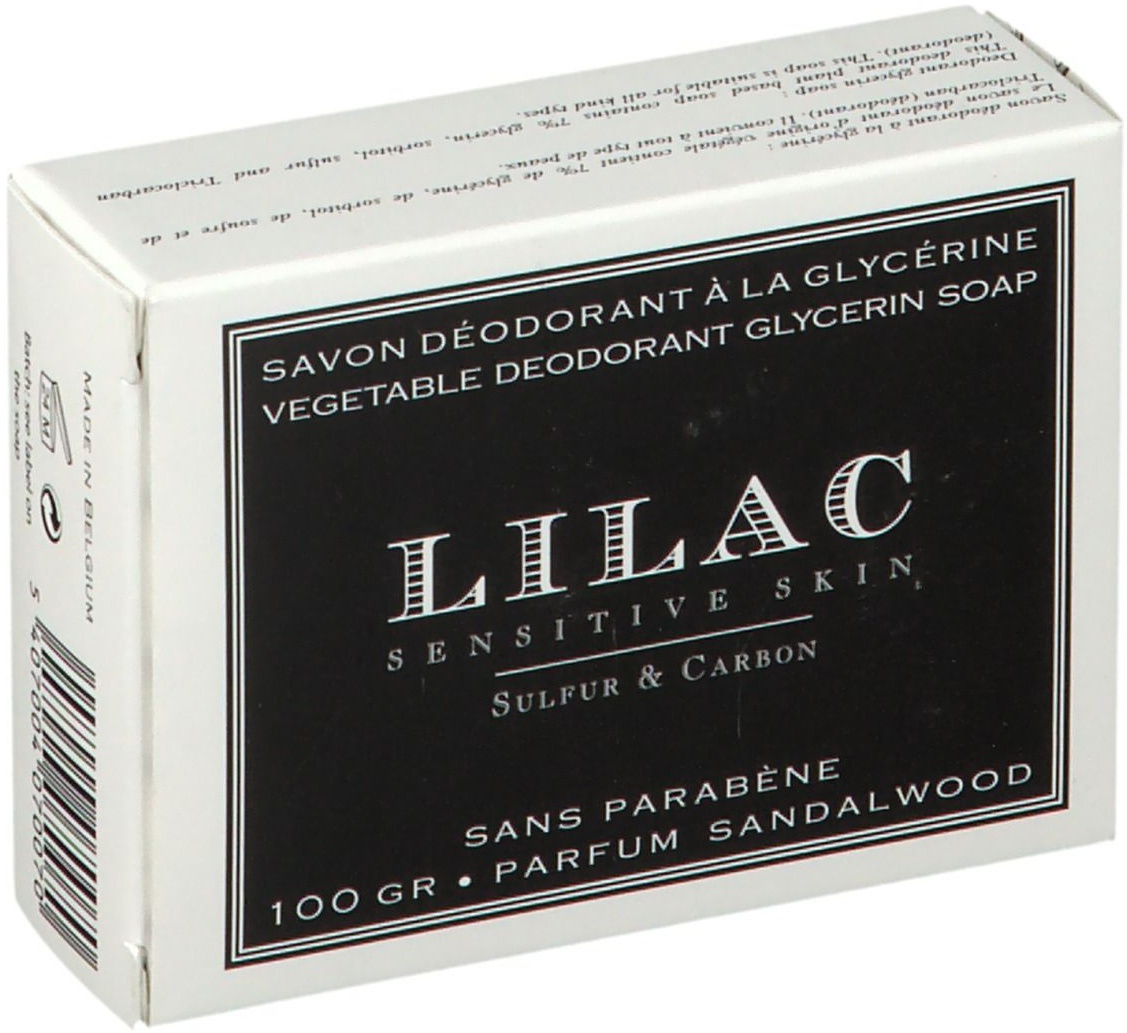 LILAC Senstive Skin Sulfure et carbone Savon 100 g savon