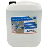 FABA Abflussfrei, Abflussreiniger, hochwirksamer Rohrreiniger 10 Liter