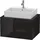Duravit L-Cube 72x54,7cm, sw hgl, für Konsole, 1 Auszug