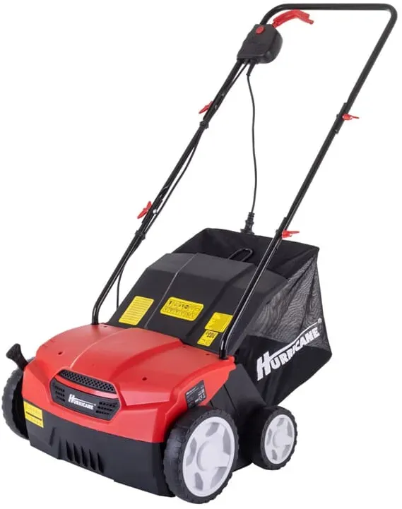 Hurricane Elektro Vertikutierer DT5307 32cm Arbeitsbreite 40L Fangkorb 400m2