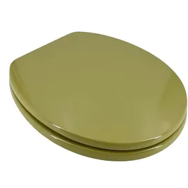 ADOB WC-Sitz, äußerst stabil, Messing verchromte Scharniere, WC-Brille WC-Deckel, 85074