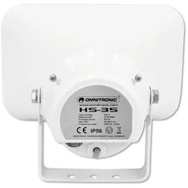 Omnitronic HS-35 Druckkammerlautsprecher Weiß
