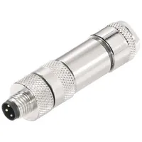 Weidmüller 1010060000 Sensor-/Aktor-Steckverbinder, unkonfektioniert M8 Stecker, gerade Polzahl: 3