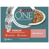 Purina ONE Sterilcat mit Lachs und Karotte (1 x 8 x 85g)