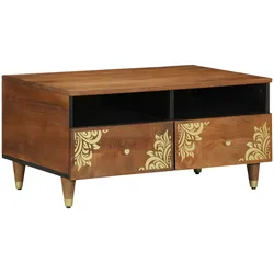 vidaXL Couchtisch 80x54x40 cm Massivholz Mango