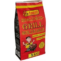 favorit ® Alschu Grill Holzkohle 3 kg Sack grosse Körnung